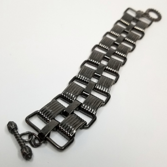 Unique Rectangle Link Bracelet - Picture 1 of 3